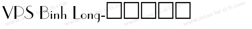VPS Binh Long字体转换